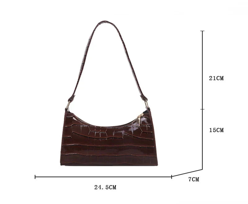 Jessica - Sac à main croco