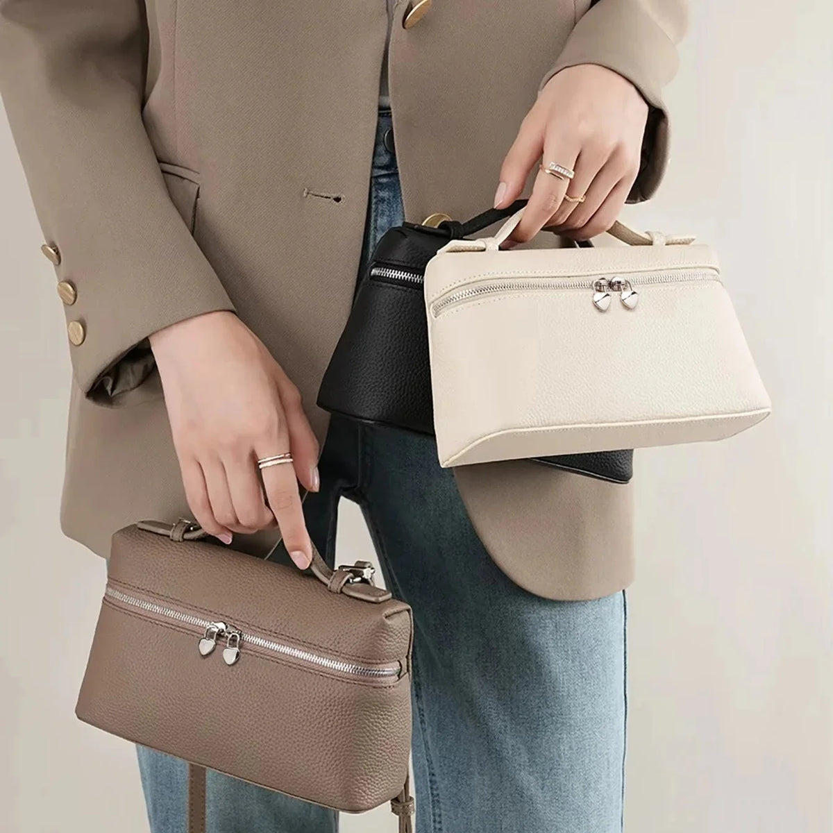Iris - Sac bandoulière rigide femme