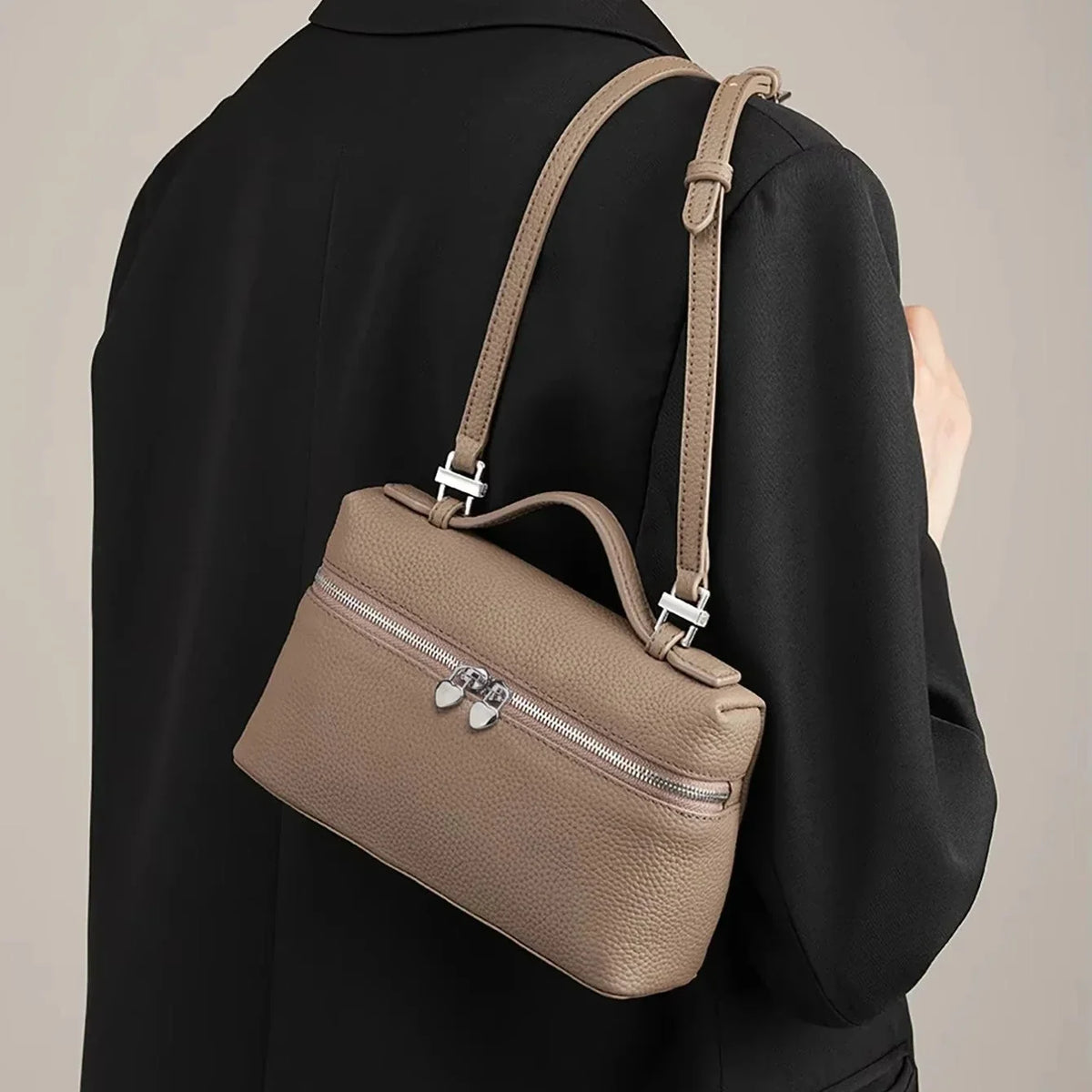 Iris - Sac bandoulière rigide femme